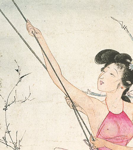 东昌府-胡也佛的仕女画和最知名的金瓶梅秘戏图